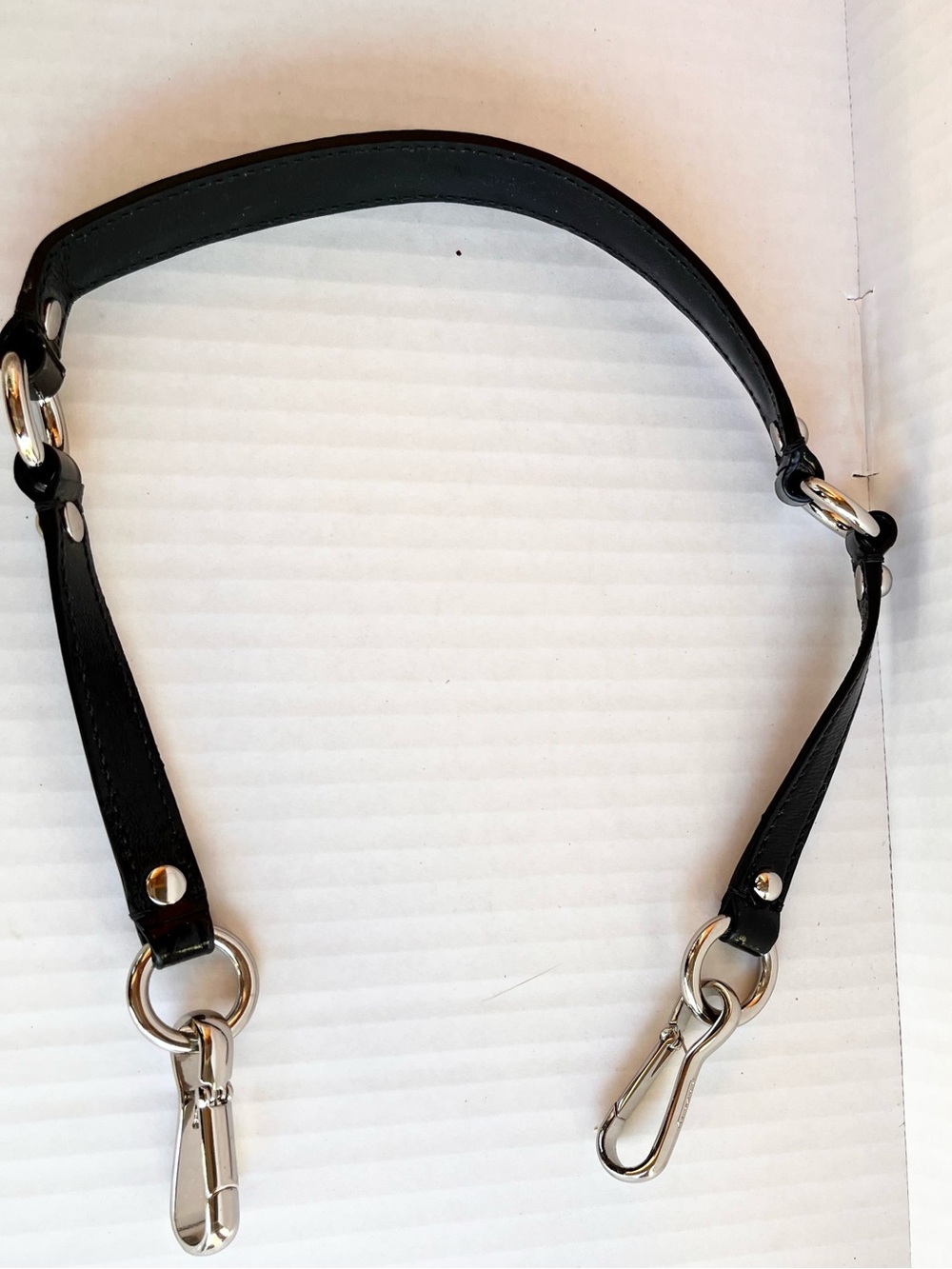 Coach Sabrina Strap Replacement Black Silver